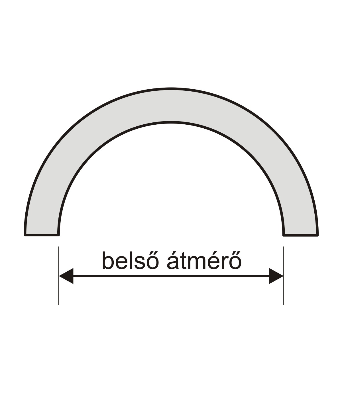 PO-12B natúr sima féloszlop 10-14 cm