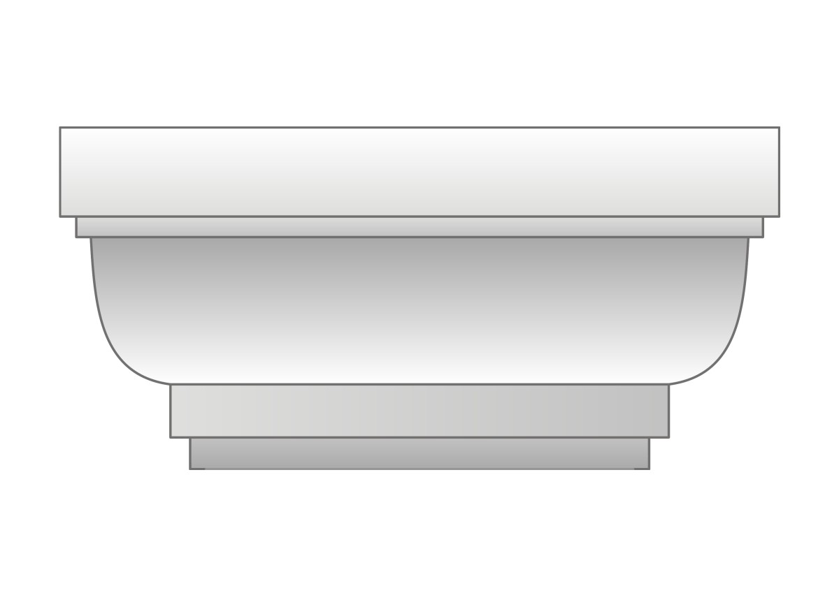 POF-3C oszlopgyűrű natúr 25-34 cm