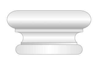 POF-1B oszlopgyűrű natúr 15-24 cm