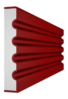ELO-1 kültéri felületkezelt díszléc 20x135 mm