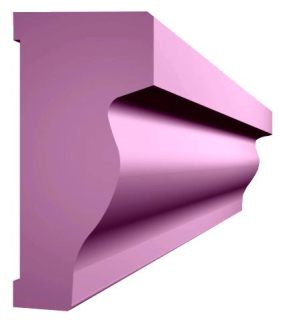 RKL-06 kültéri natúr díszléc 50x95x1250 mm