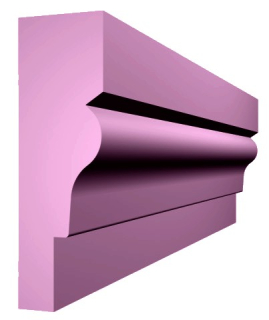 RKL-40 kültéri natúr díszléc 35x115x1250 mm